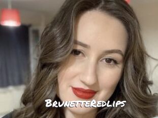BrunetteRedlips