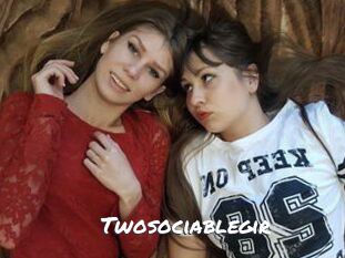 Twosociablegir